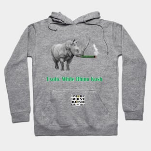 Exotic White Rhino Kush Hoodie